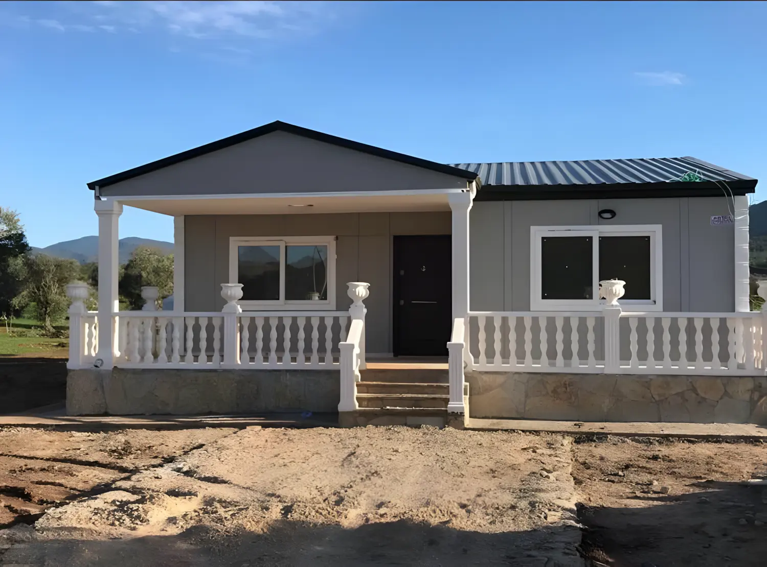 61 m2 tek katli prefabrik ev 1